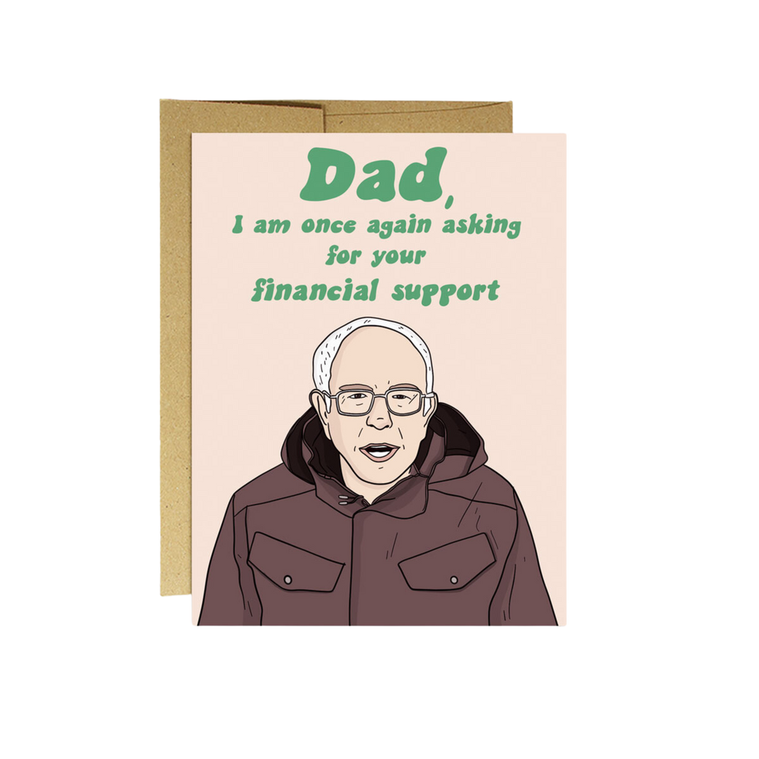 Financial Support Father's Day Card