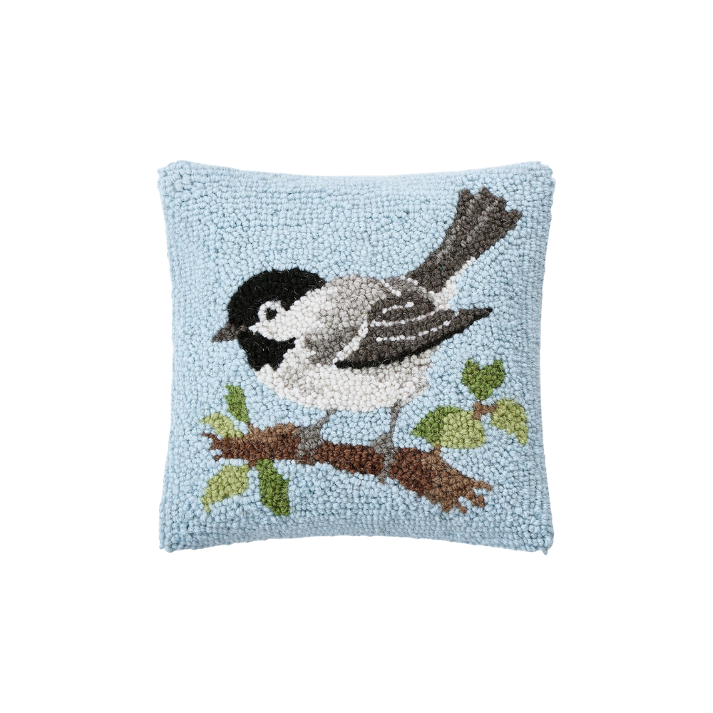 Chickadee Hook Pillow