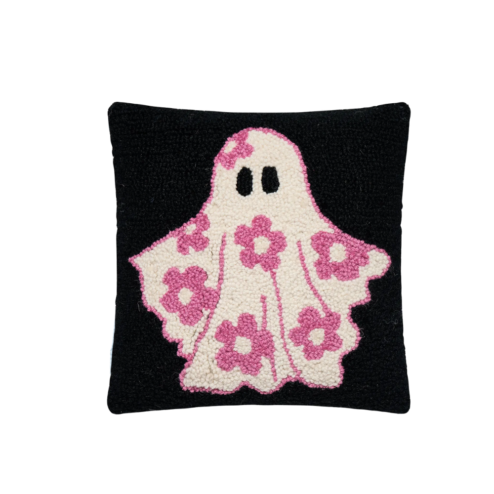 Floral Ghost Hook Pillow