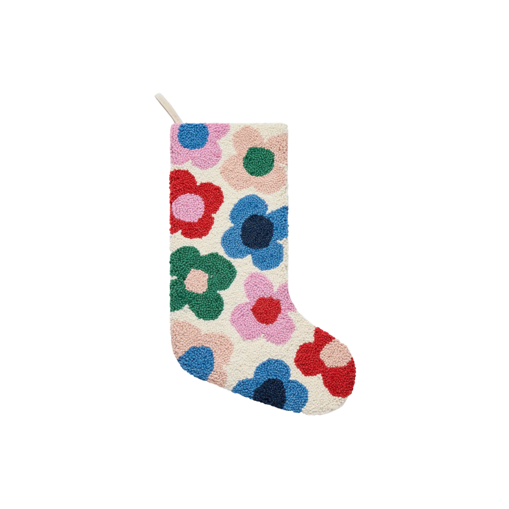 Floral Toss Hook Stocking - Ampersand