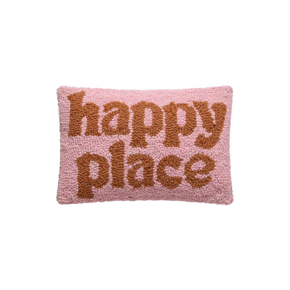Happy Place Hook Pillow