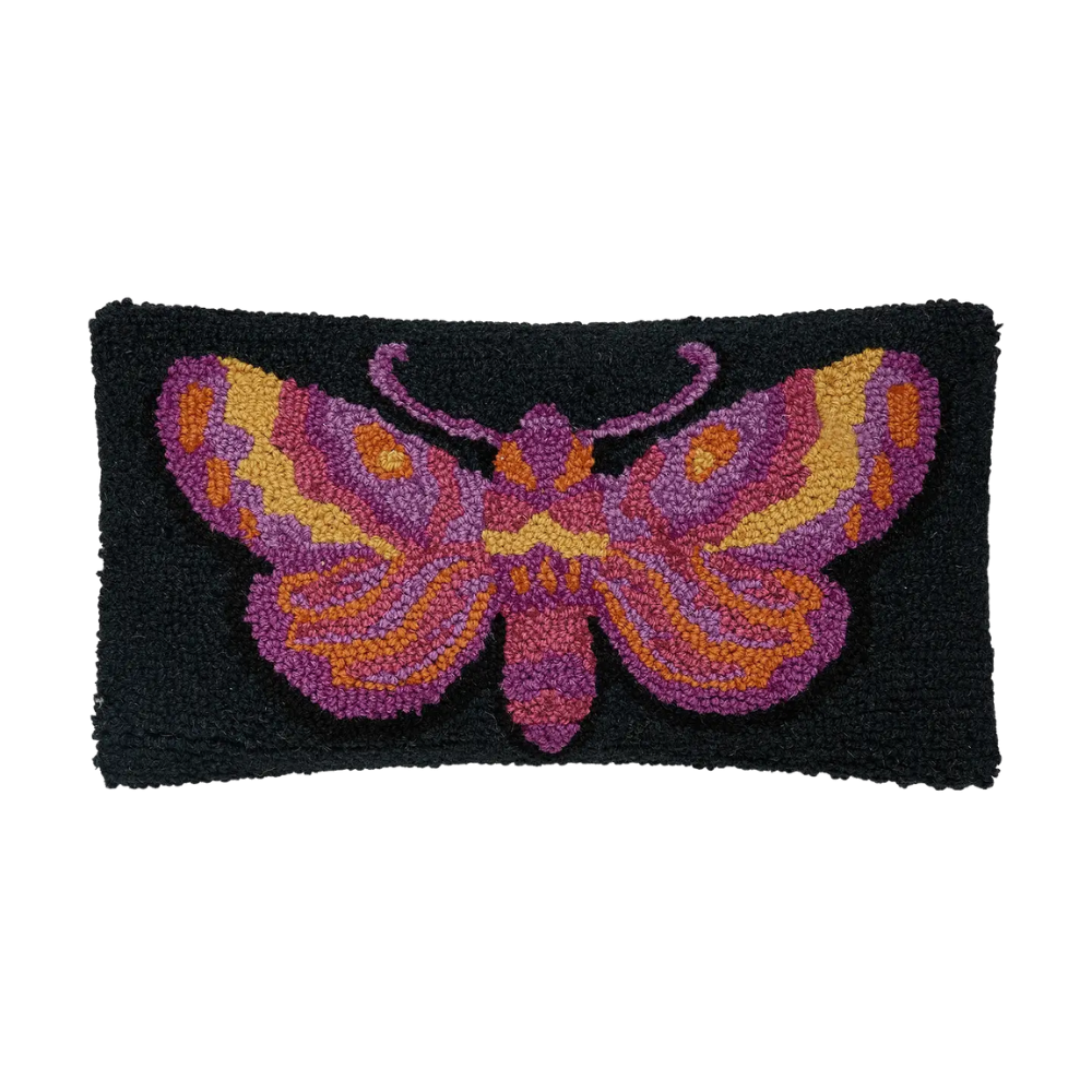 Enchanted Forest Moth Hook Pillow