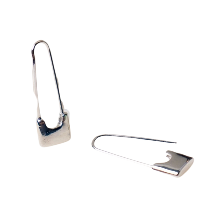 Sid Safety Pin Earrings
