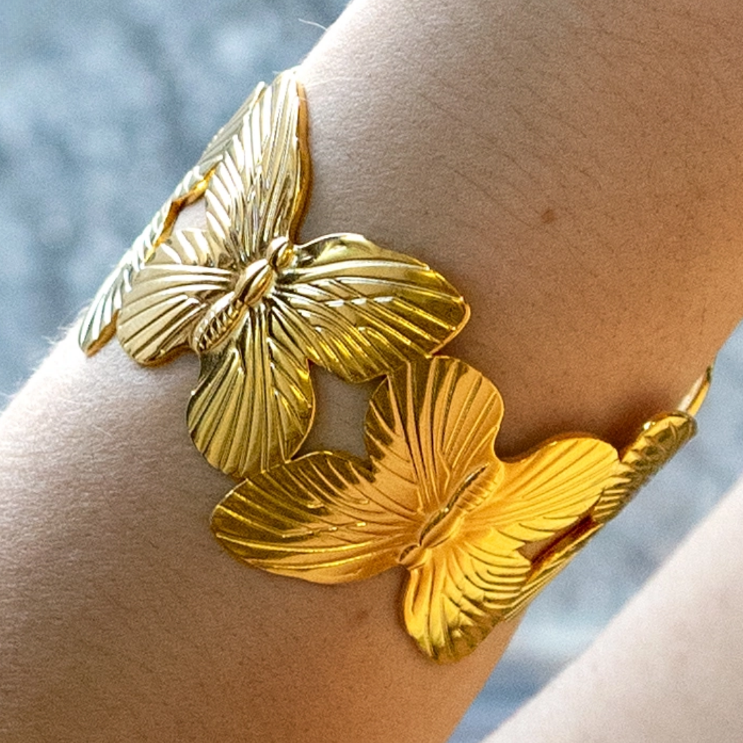 Butterfly Chain Cuff