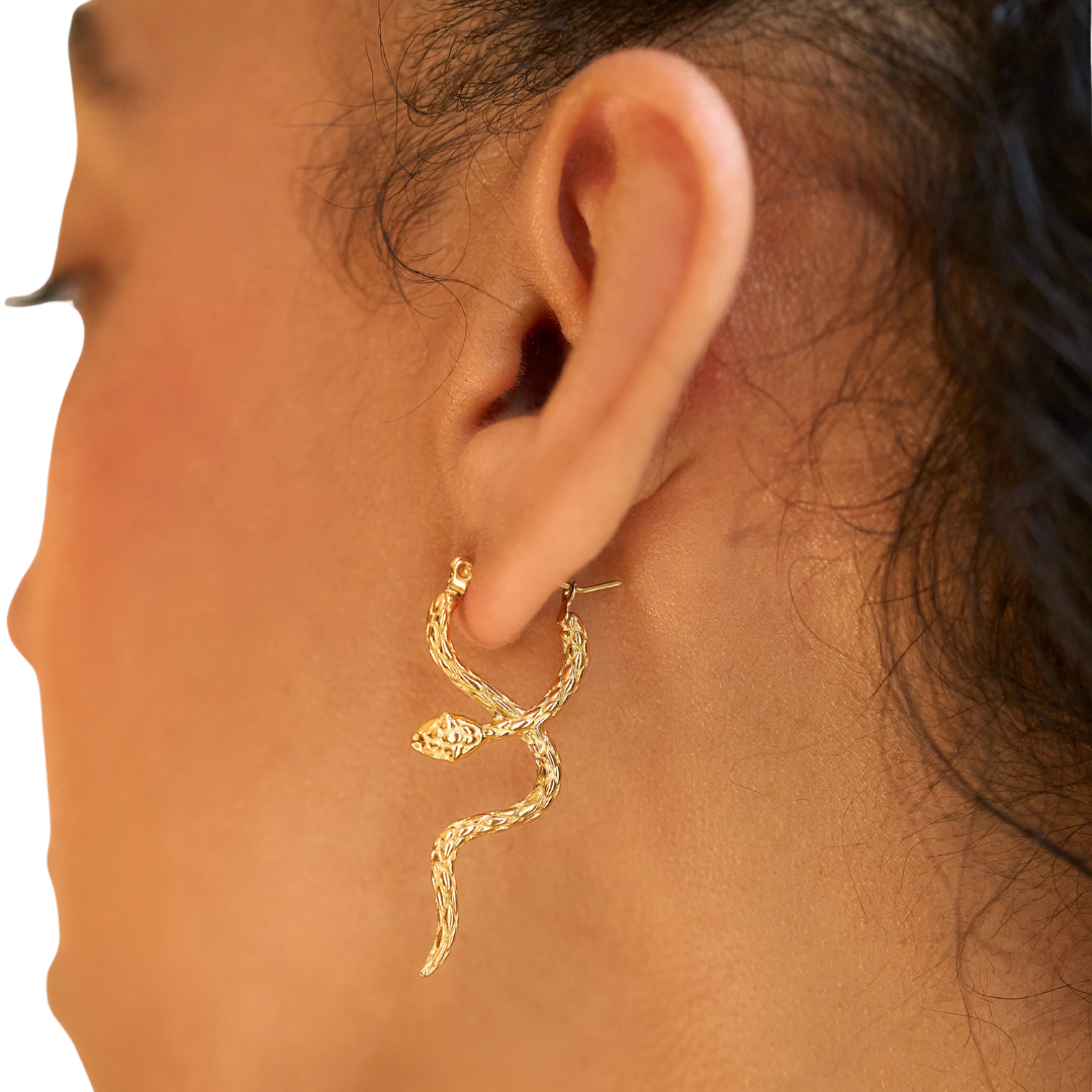 Coil Hoop Earrings