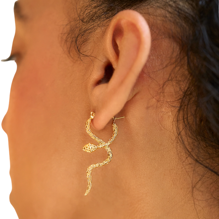 Coil Hoop Earrings