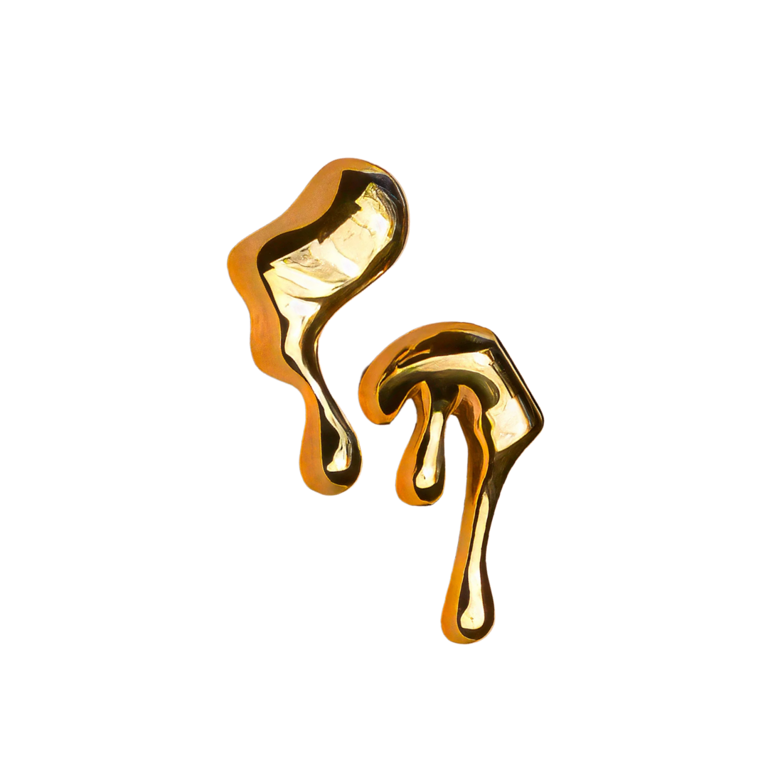 Molten Stud Earrings