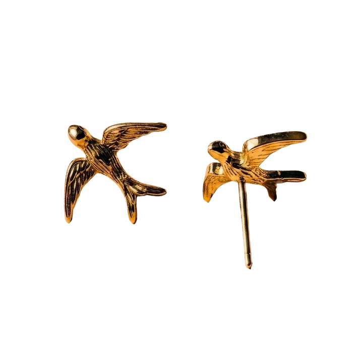 Swallow Stud Earrings