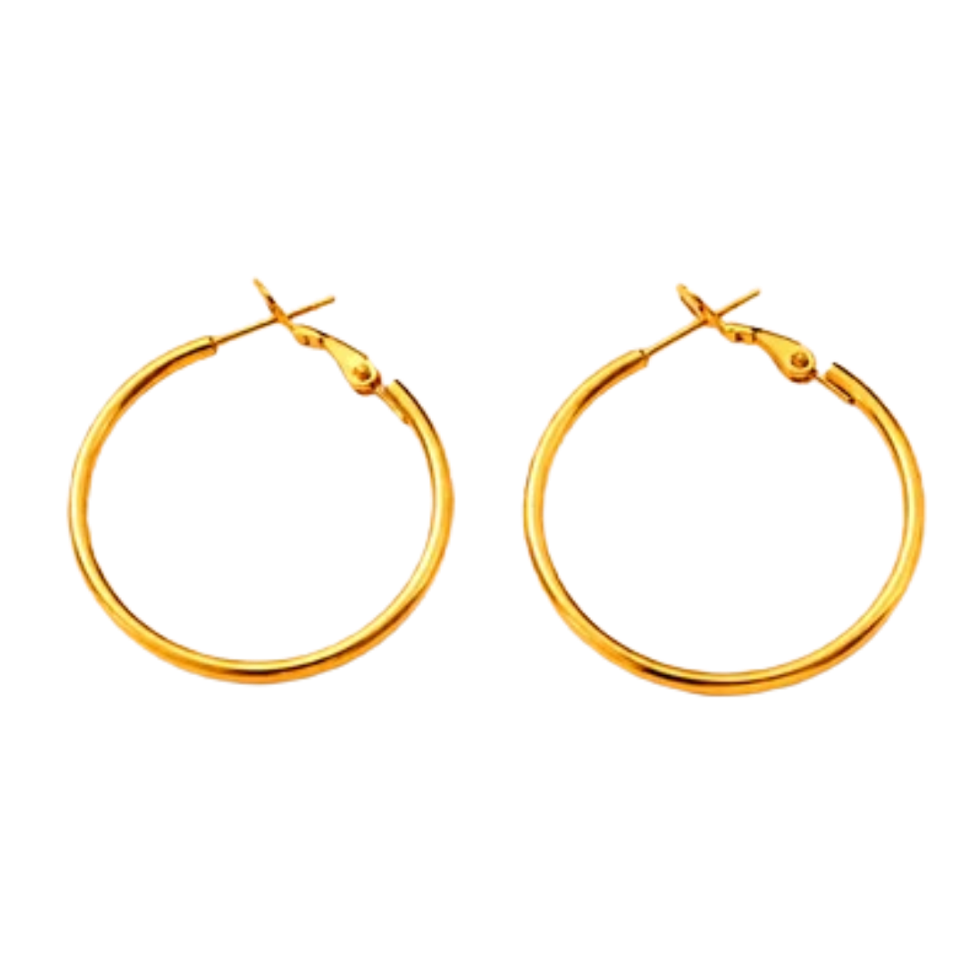 Angeline Gold Hoops