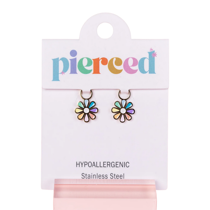 Rainbow Daisy Charms