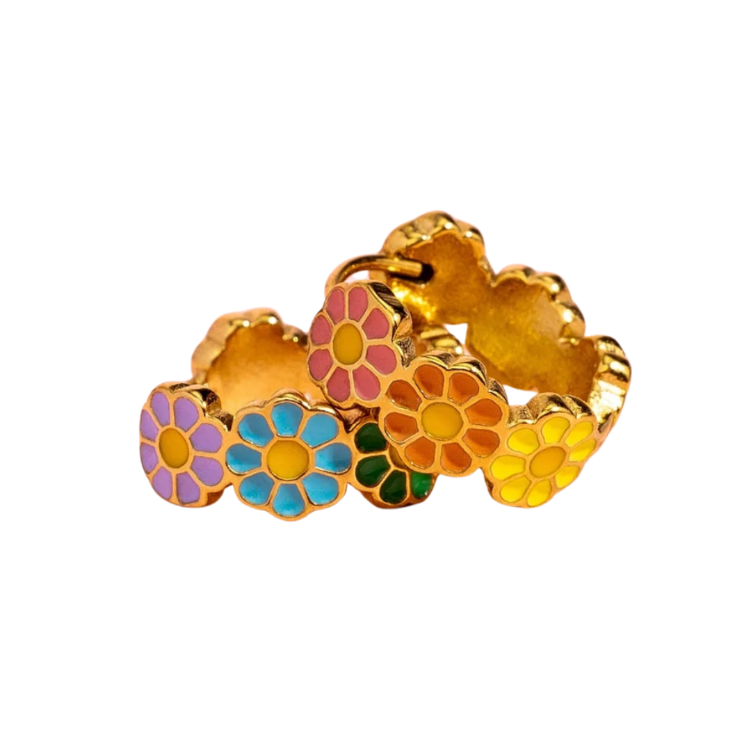 Rainbow Daisy Huggies