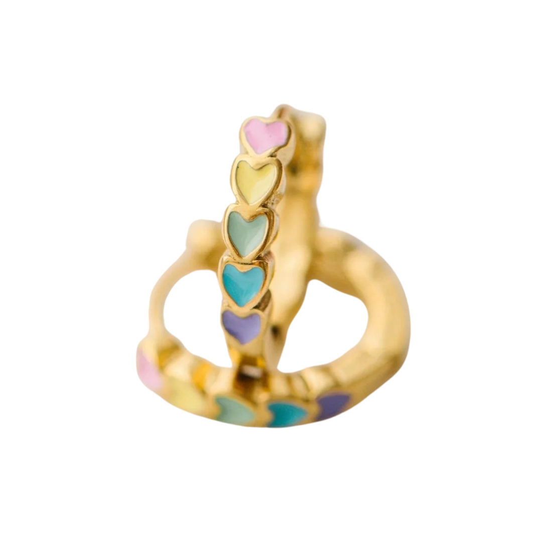 Rainbow Heart Huggies