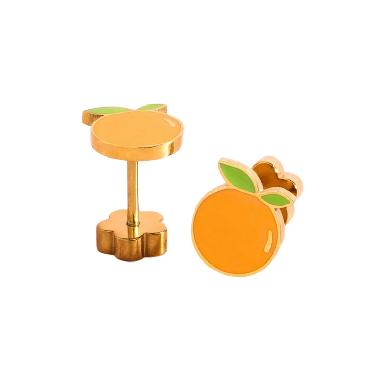 Orange Earrings