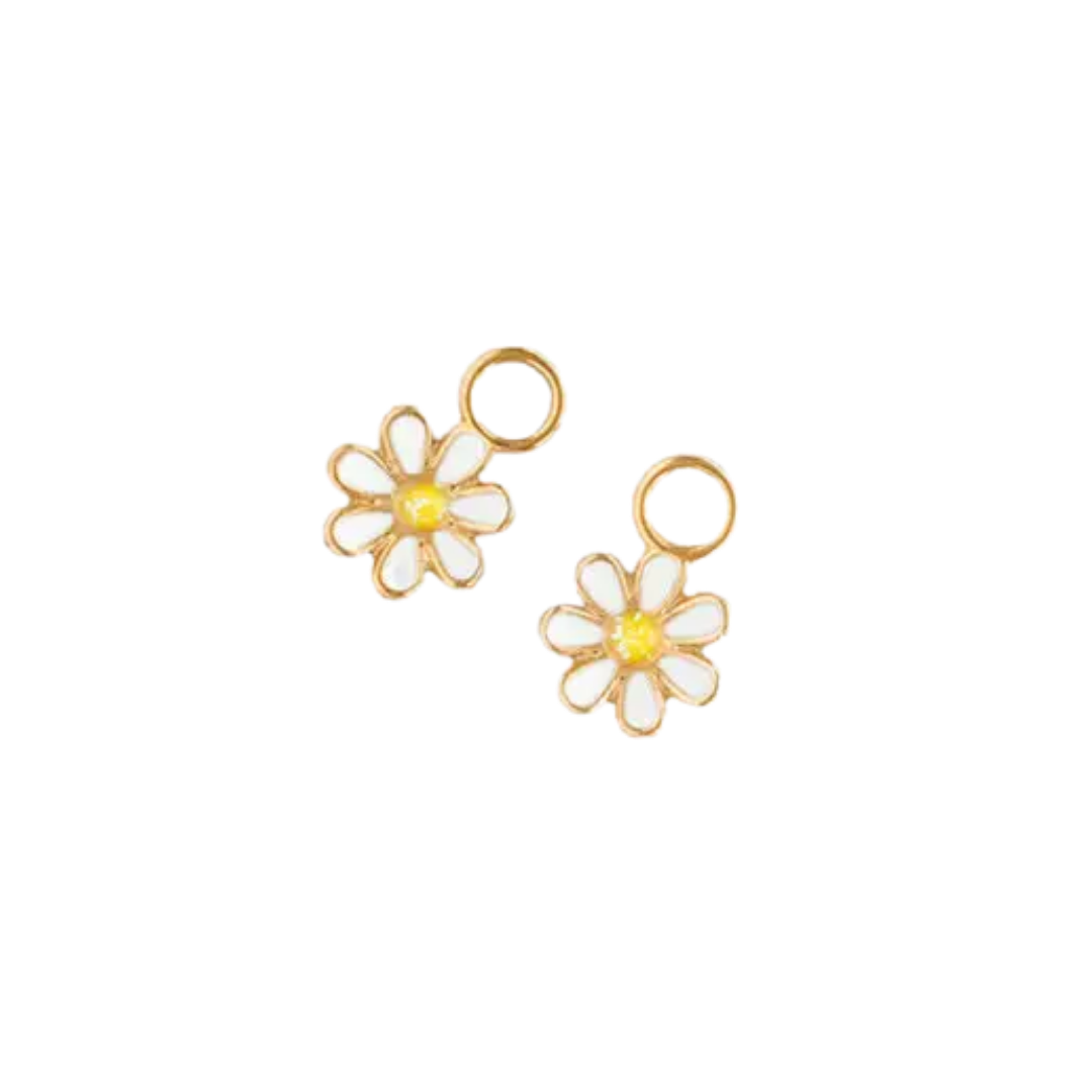 Daisy Charms for Earrings