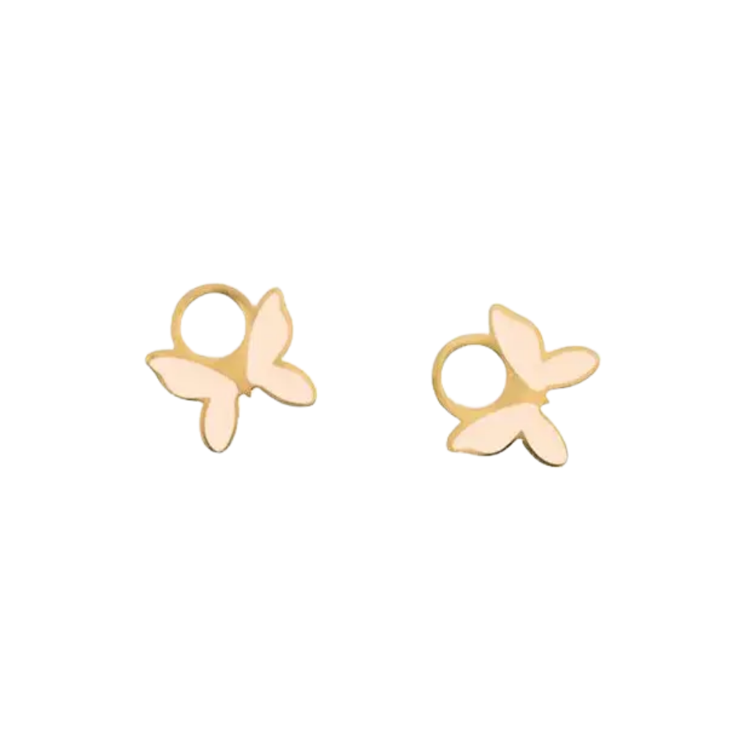 Enamel Butterfly Charms for Earrings