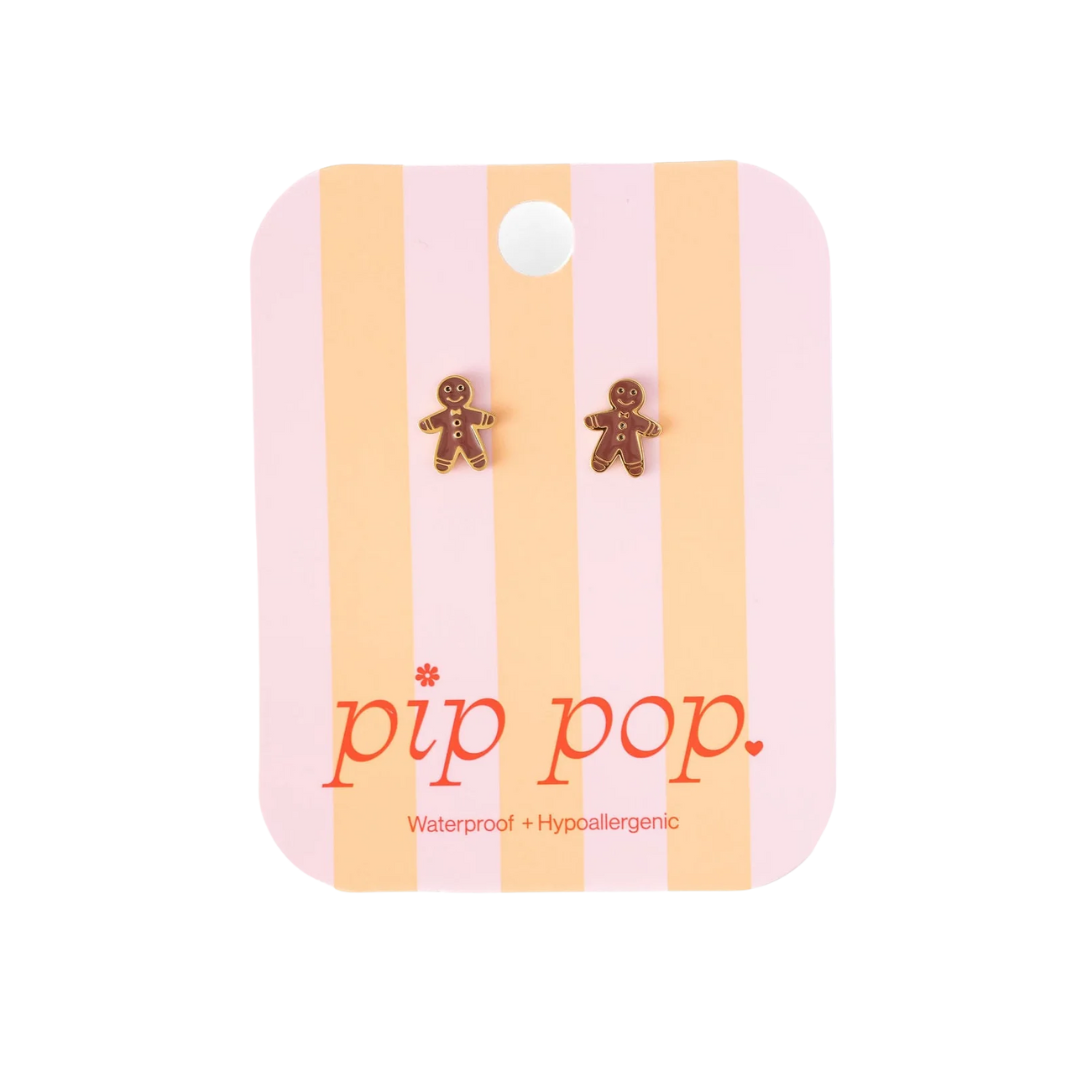 Gingerbread Man Earrings