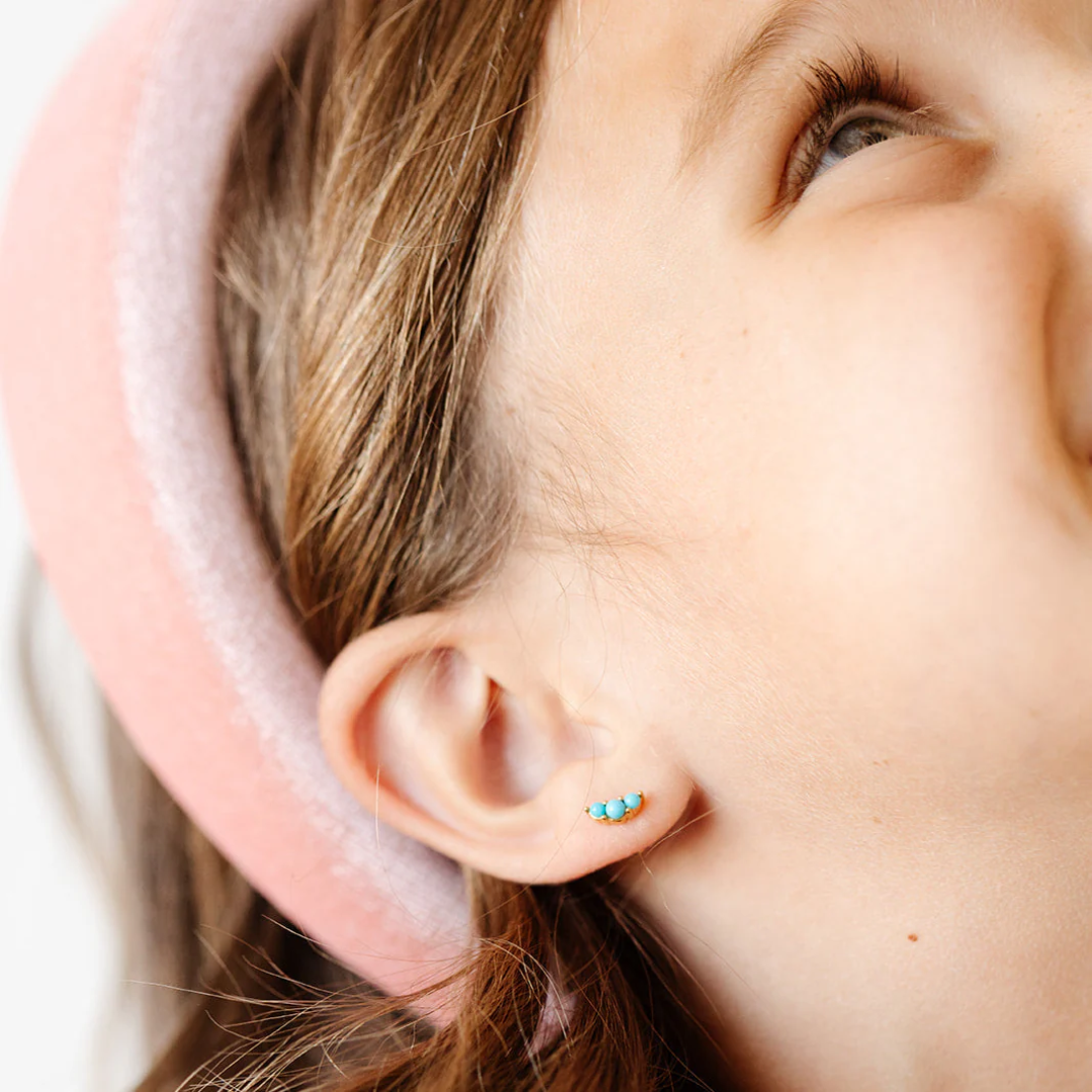 Turquoise Bar Earrings