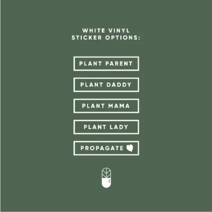 Plant Sticker Decals