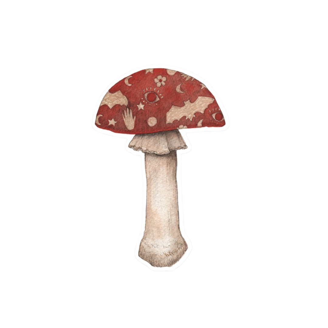 Spooky Mushroom Sticker
