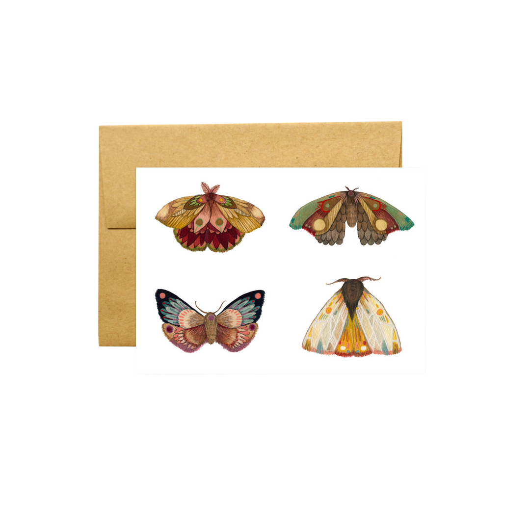 Collector: Moths III - Greeting Card