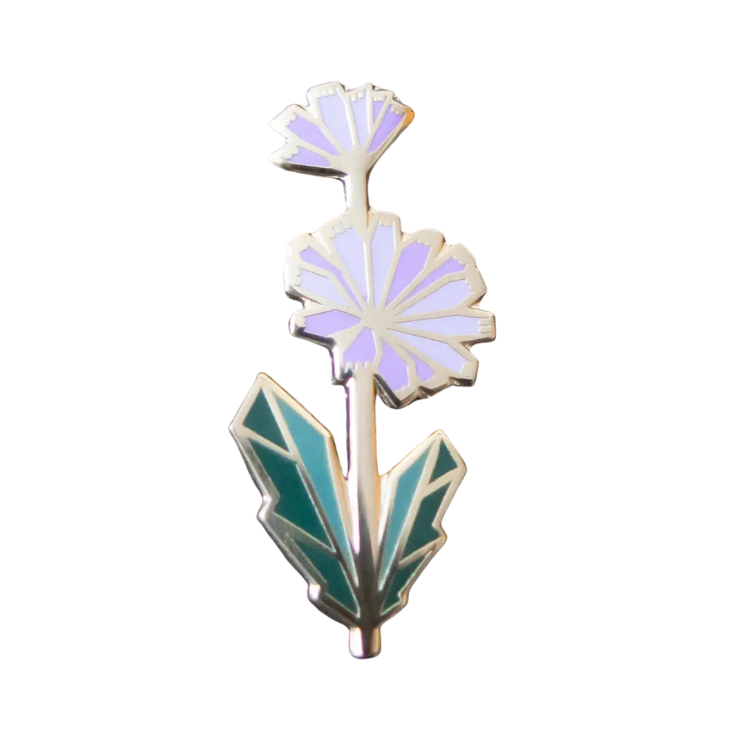 Chicory Enamel Pin