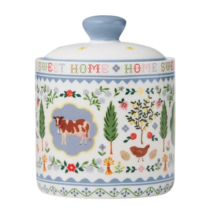 Home Sweet Home Porcelain Canister