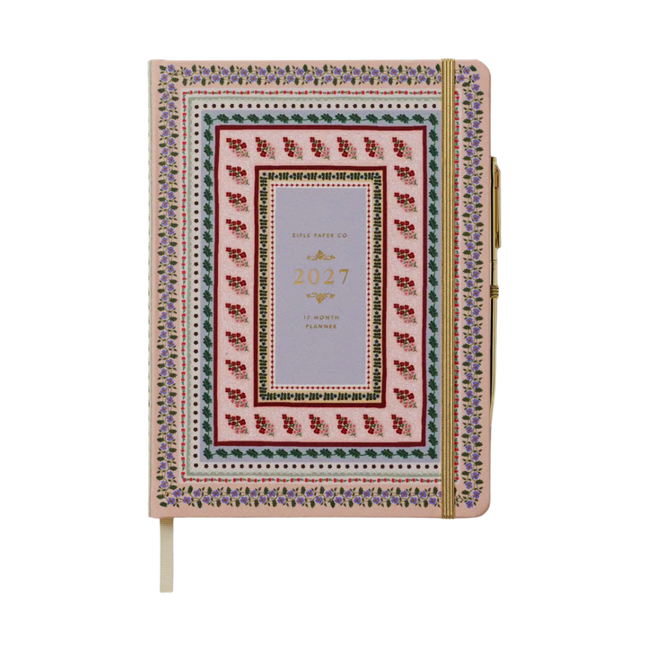 2027 Paisley 12-Month Hardcover Planner with Pen