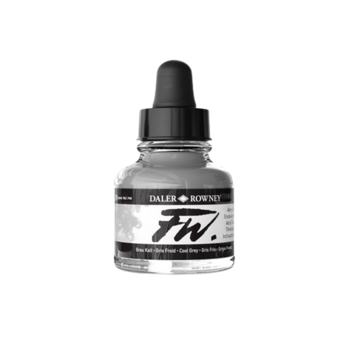 FW Liquid Acrylic Ink 1oz - Cool Grey