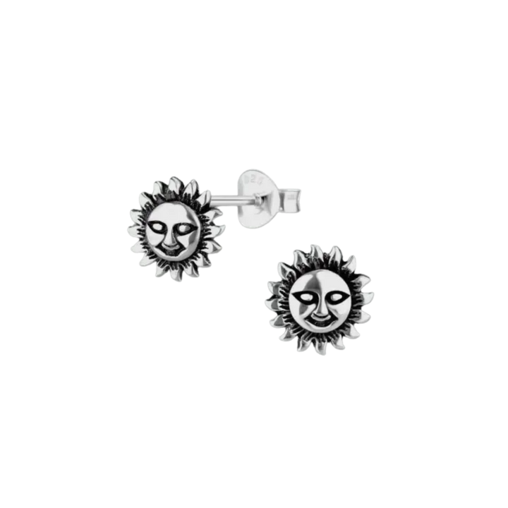 Smiley Sun Studs