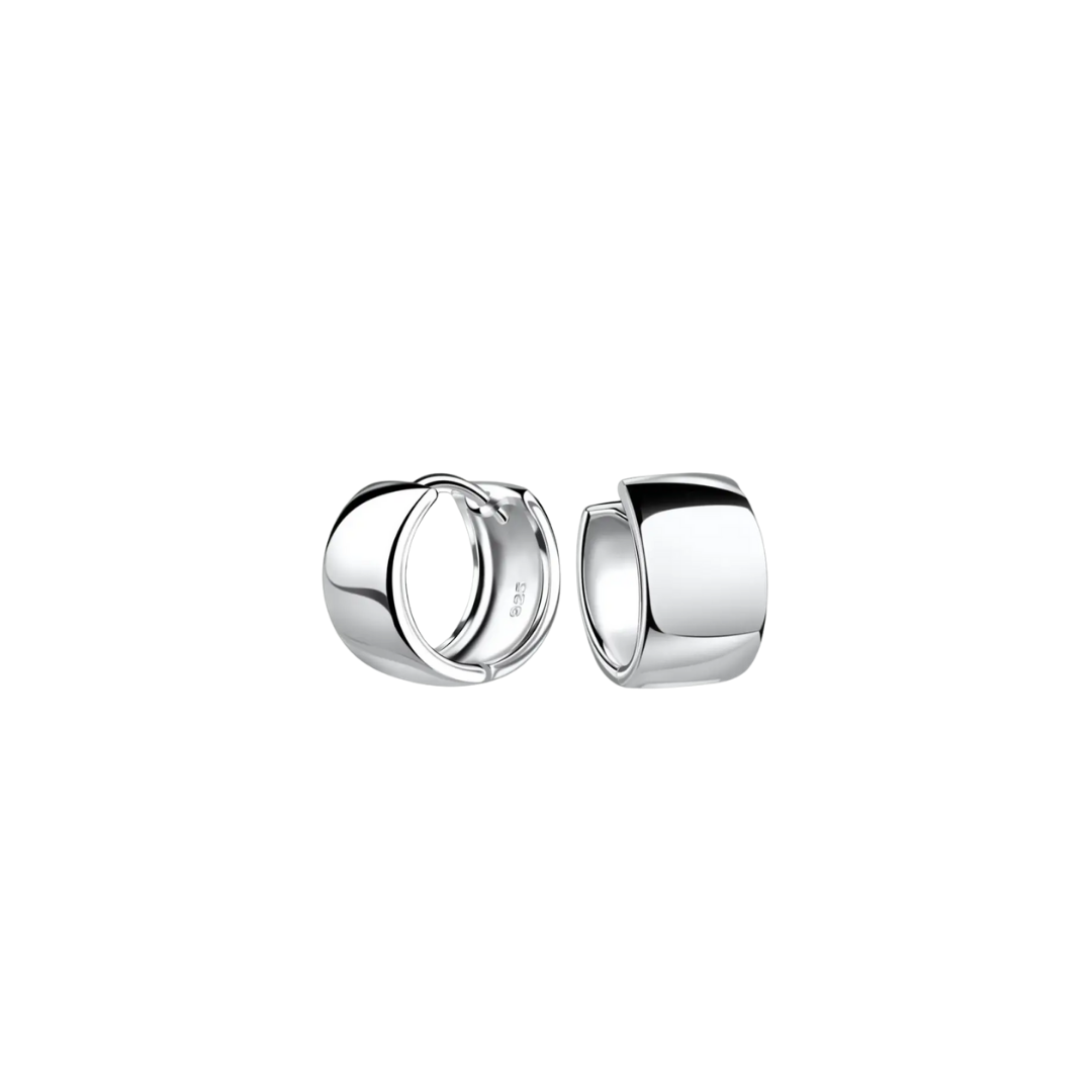 Extra Wide Clicker Huggie Hoops
