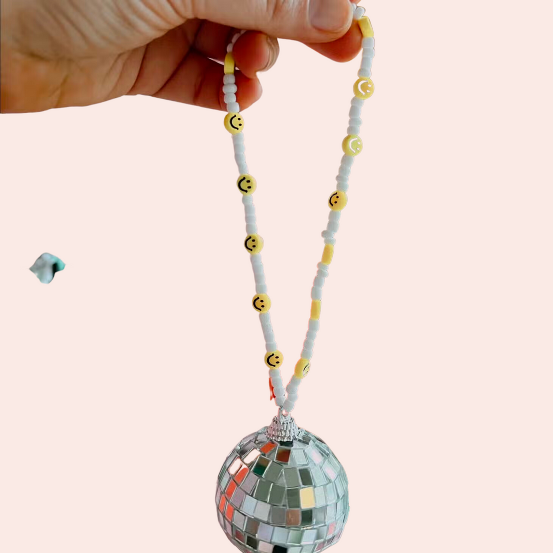 Good Vibrations Disco Ball Car Charm