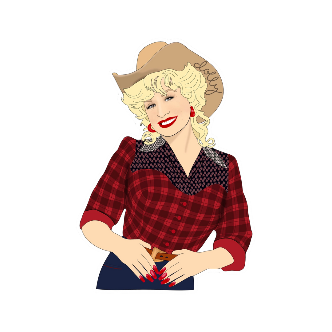Dolly Parton Rhinestone Sticker