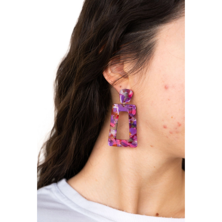 Avery Earrings - Paradise Pink