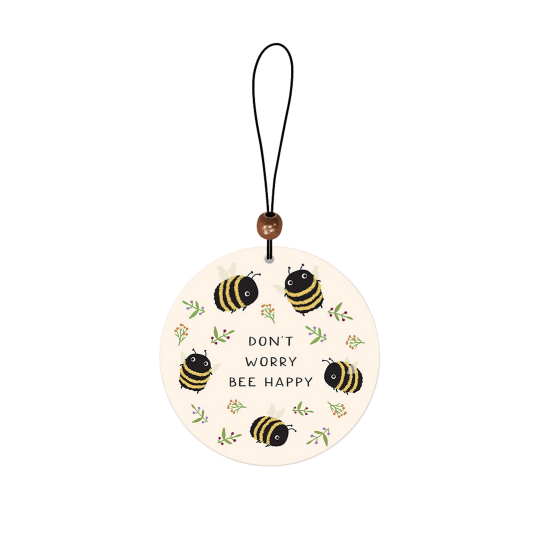 Don't Worry Bee Happy Car Air Freshener