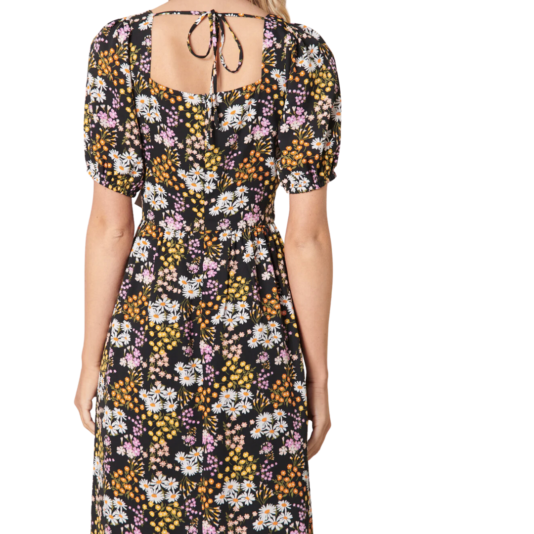 Lyrah Floral Lynette Sweetheart Maxi Dress