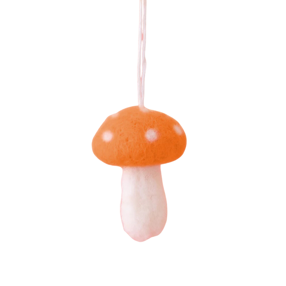 Felt Mushroom Ornament