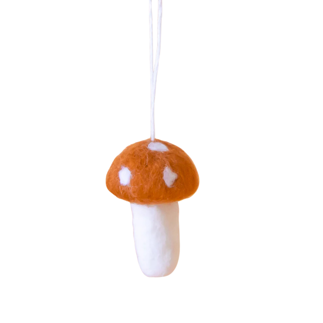 Felt Mushroom Ornament