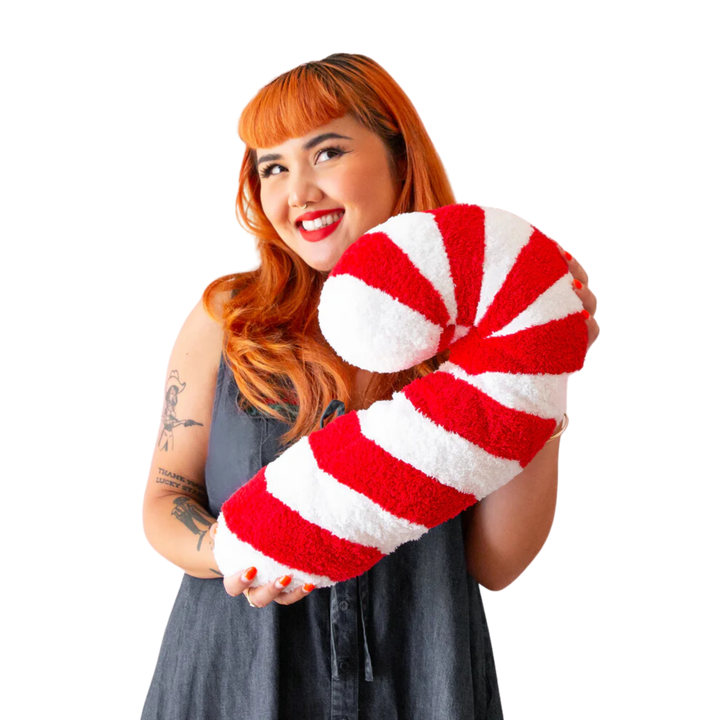 Candy Cane Christmas Pillow