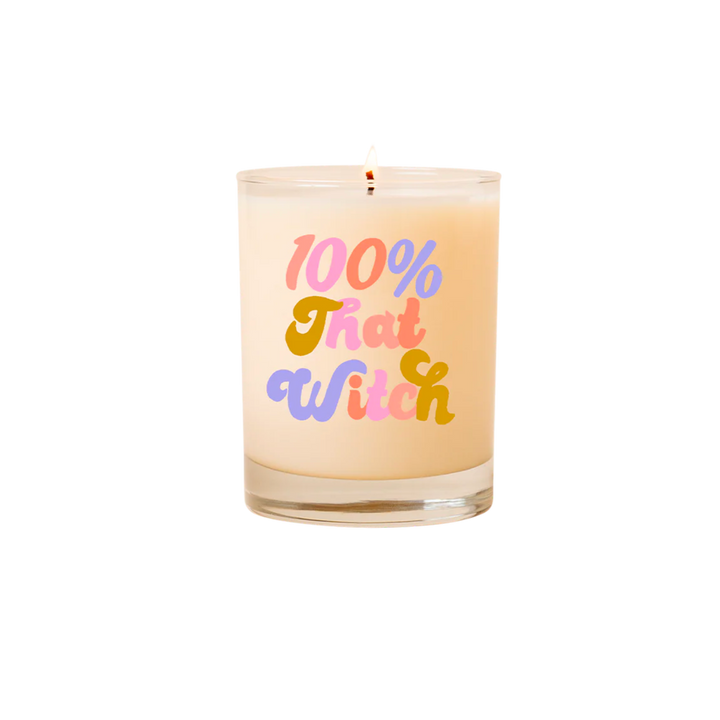 100% That Witch Glass Candle