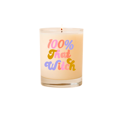 100% That Witch Glass Candle
