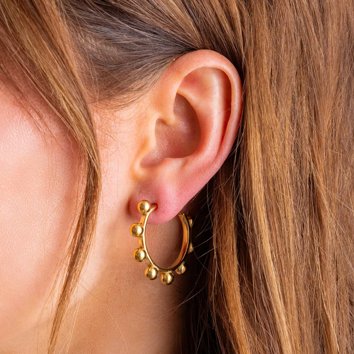Dottie Medium Hoop Earrings