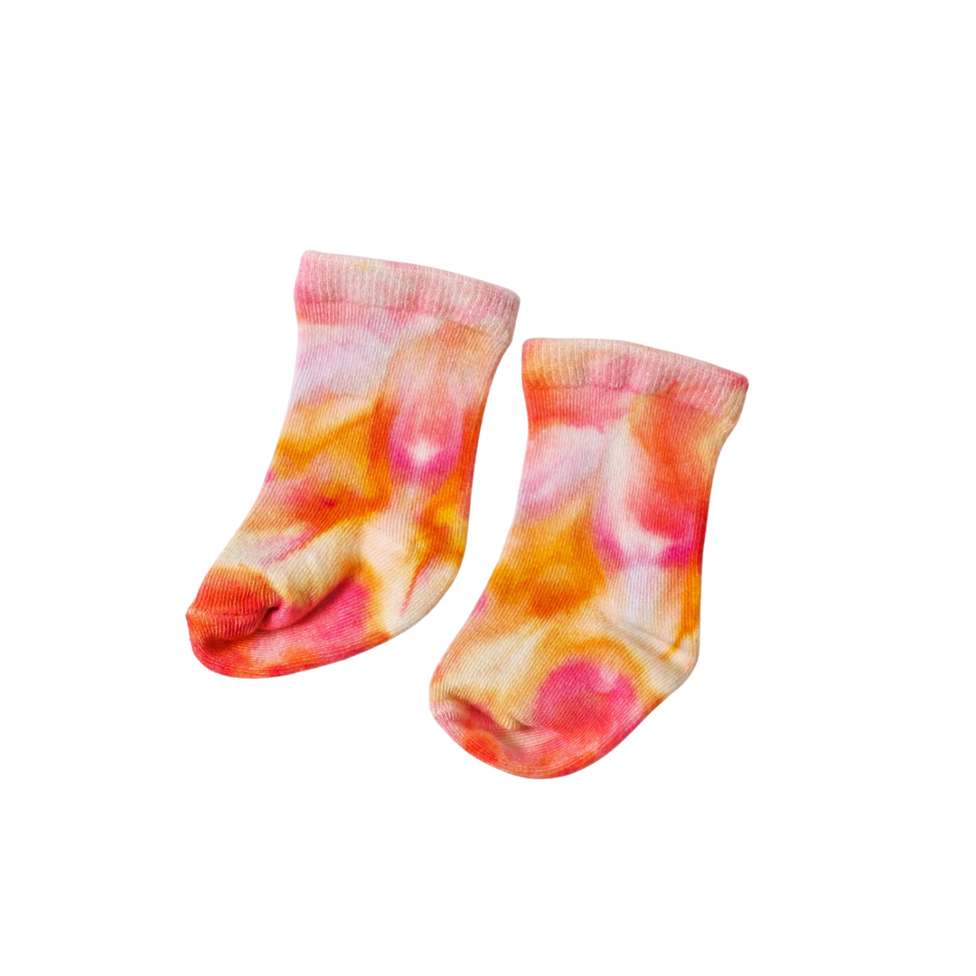 Ice-Dyed Bamboo Baby Socks