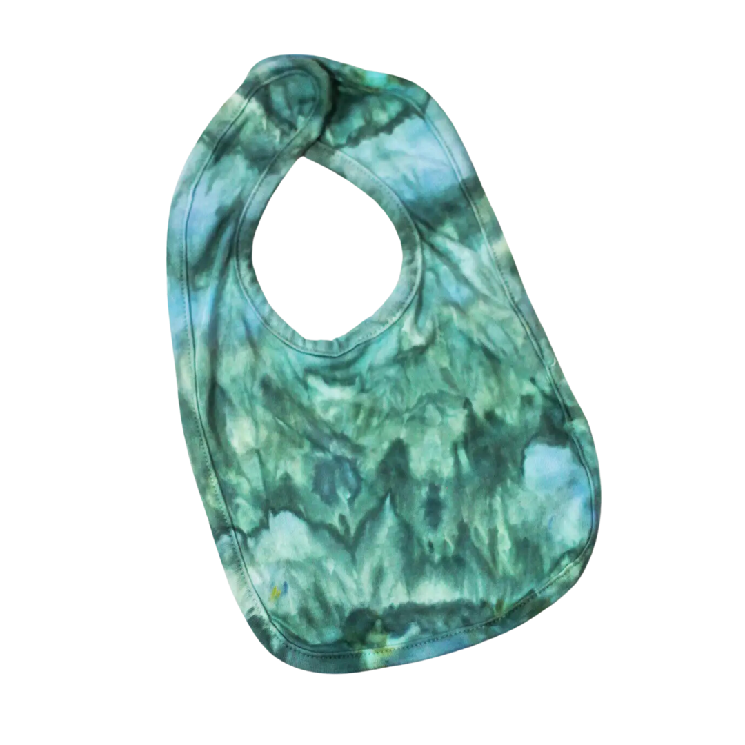 Ice-Dyed Baby Bibs