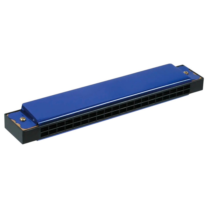 Neato! Large 6" Metal Harmonica with Case - Assorted Colors