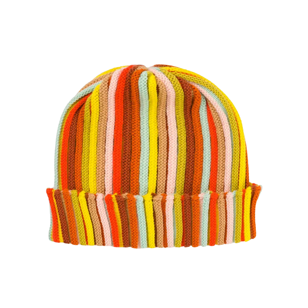 Circus Striped Knit Beanie