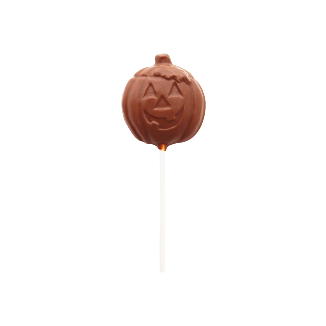 Chocolate Jack-O-Lantern Pop