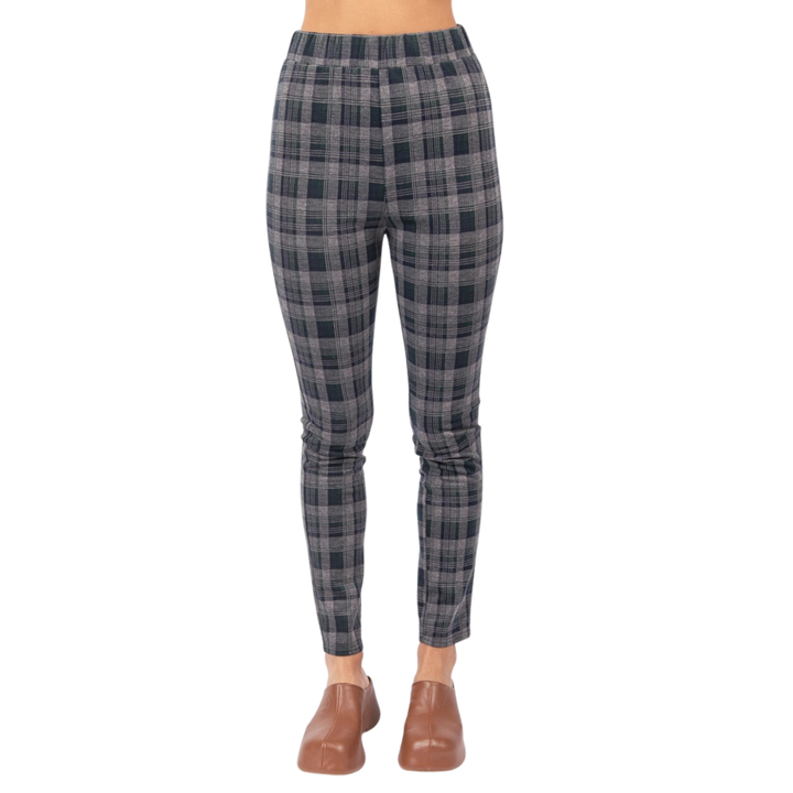 Print Leggings Fit Stretchy Knit Pants