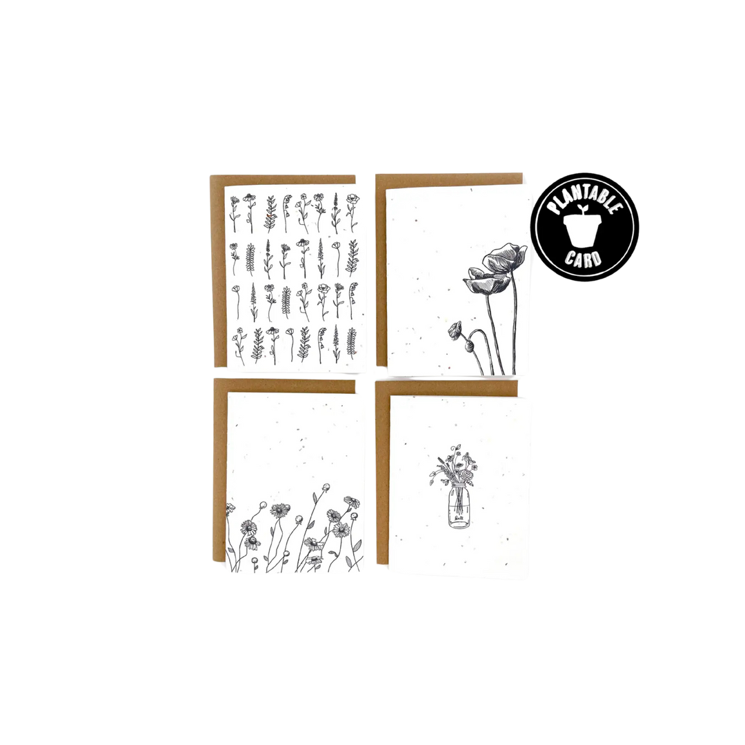 Wildflower Plantable Notecard Set