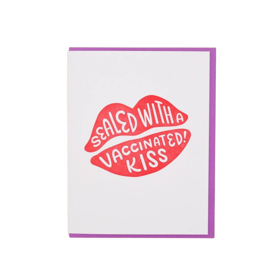 Vaccinated Kiss Card
