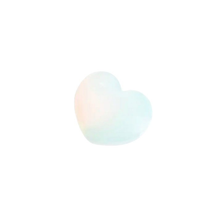 Opal Moonstone Heart